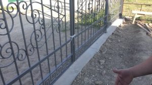 Кованый забор 130 м. Бережный подход к монтажу. Сборка без сварки.