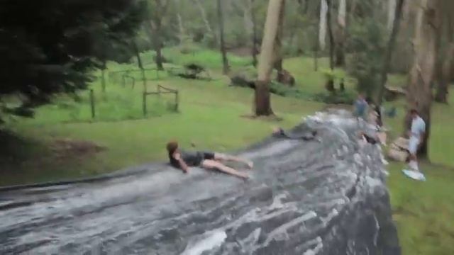 Worlds CRAZIEST Slip n Slide! смотреть онлайн