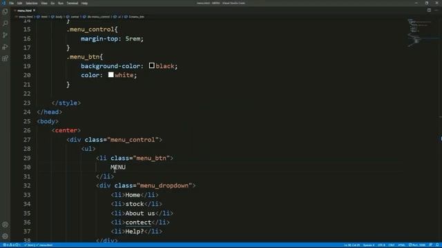 Animated Drop-down Menu | HTML | CSS | JQUERY | смотреть онлайн