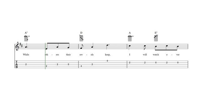 Slumber, My Darling Banjo Tab смотреть онлайн
