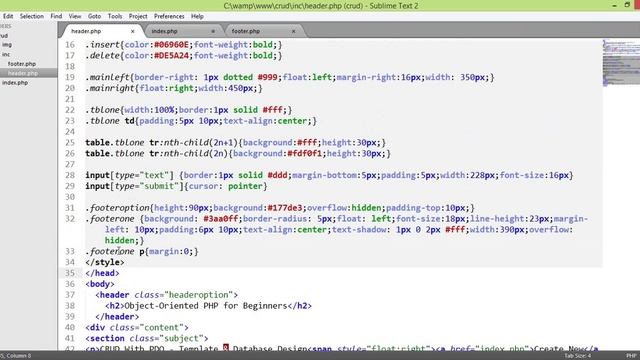 Bangla Object Oriented PHP Part-47 (CRUD With PDO-Template & Database Design) смотреть онлайн