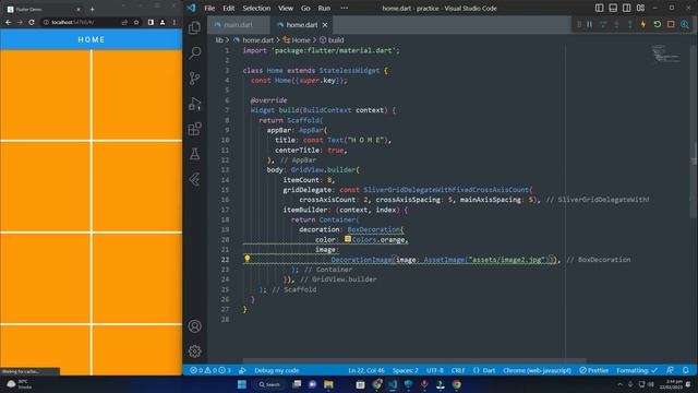 Flutter Basics # 13 | How to use Grid View builder смотреть онлайн