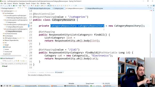 Seu primeiro projeto Java web no Spring Boot - Aulão #005 смотреть онлайн