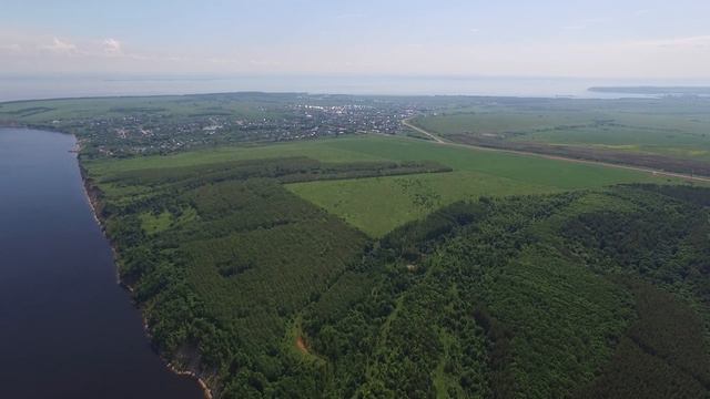 Камское Устье с Высоты 500 метров смотреть онлайн