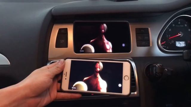 Wireless Apple CarPlay & Android System In Audi Q7 2012 By Volando смотреть онлайн