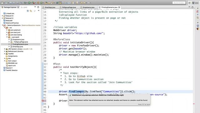 Selenium Tutorial - WebDriver part 4 смотреть онлайн