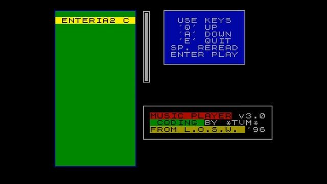 Music Player 3.0 - TVM/Legion Of Steel Warriors [#zx spectrum AY Music Demo] смотреть онлайн