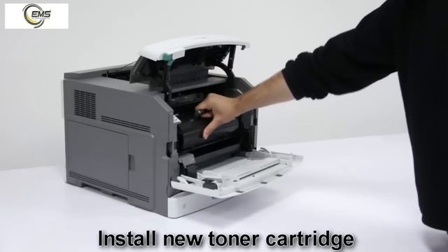Lexmark T650 Toner Cartridge Replacement User Guide 7645A 7645B