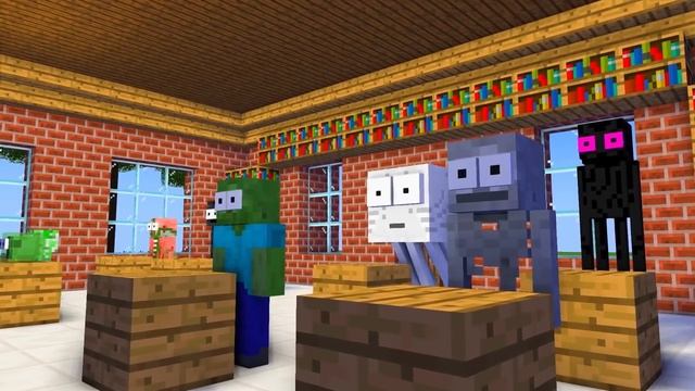 Monster School : ROBLOX PIGGY HORROR CHALLENGE NEW EPISODE - Minecraft Animation смотреть онлайн