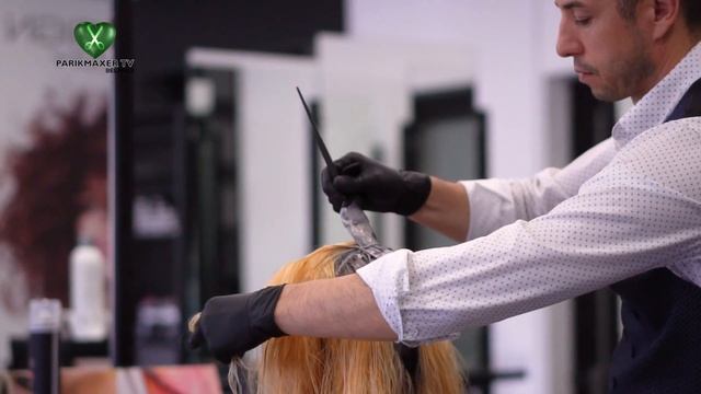 Как дорого покрасить длинные волосы. Александр Попков. Академия HAIRDESIGN. Парикмахер тв Беларусь смотреть онлайн