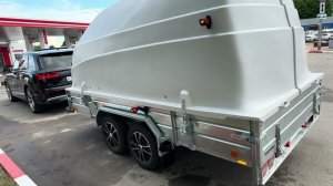 Двухосный прицеп с зауженной колеей ЛАВ 81013Е