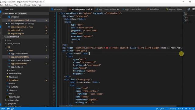 How to validate forms in Angular? смотреть онлайн