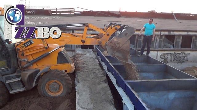 Демонстрация работы бетонного завода ZZBO РБУ-2Г-60АС в г. Красногорск
