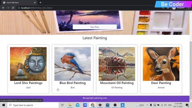 Online Painting Store Java Web Project | Advance Java Project using Servlet,Jsp ,Mysql Project смотреть онлайн