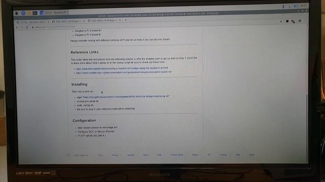 RAD MAVLink Bridge Installation Script for Raspberry Pi смотреть онлайн