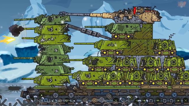 КВ-44 Против КВ-54 - Гладиаторские бои - Мультики про танки смотреть онлайн