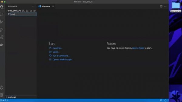 Visual Studio Code Create New JavaScript Project