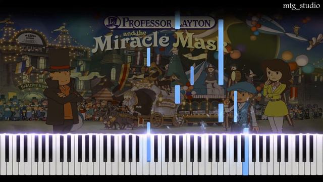 Professor Layton and the Miracle Mask - Puzzles Abound | VIDEO GAME PIANO COVER | PIANO TUTORIAL смотреть онлайн