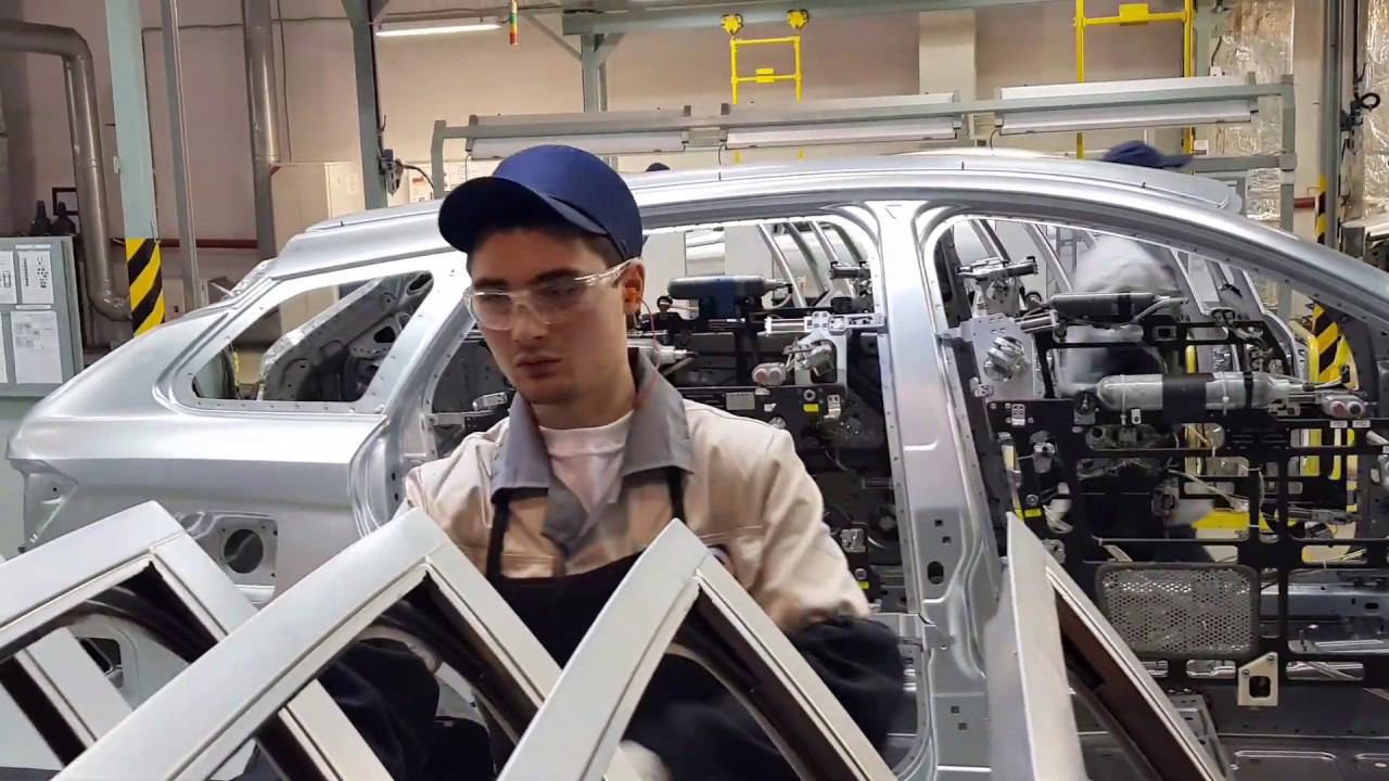 ИЖ-Лада. День открытых дверей. Сварочный цех и балансиры смотреть онлайн