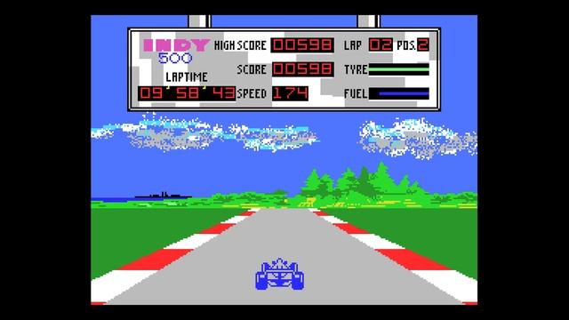 MSX Game: Indy 500 (1986 Methodic Solutions) смотреть онлайн