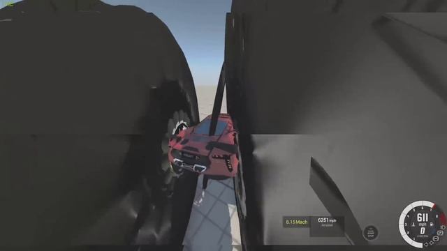 This Car Goes 12000 MPH....Yes Really - BeamNG Drive NEW SPEED RECORD смотреть онлайн