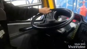 БелАЗ 7558   90т обзор кабины запуск