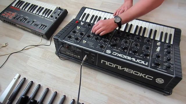 ПОЛИВОКС синтезатор - POLIVOKS Analog Synthesizer (1982) - Retro Sounds смотреть онлайн