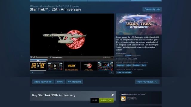Star Trek: 25th Anniversary (PC) Talk About Games смотреть онлайн