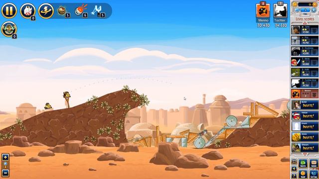 Angry Birds Star Wars Facebook Tatooine Level 17 Score 50k смотреть онлайн