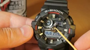 Настройка часов Casio G-shock GA-700-1A [5522]