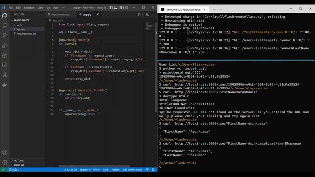 Beginner's guide to @app.route() decorator in Flask смотреть онлайн