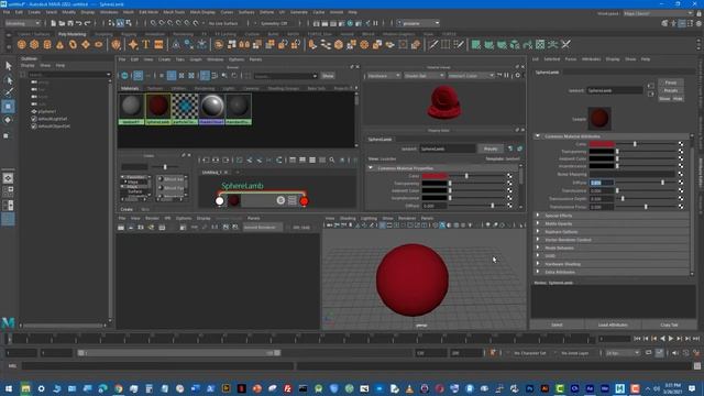 Maya Tutorials Part 2: The Hypershade, Nodes and Rendering смотреть онлайн