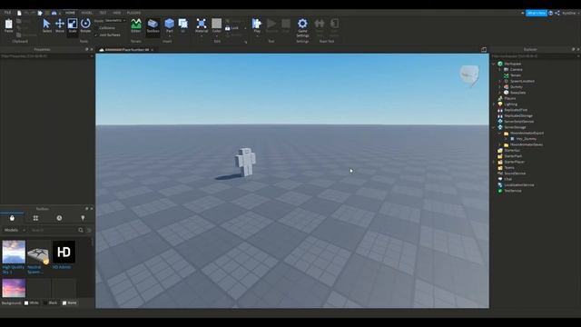 How to make a custom walk and idle animation in roblox studio! смотреть онлайн