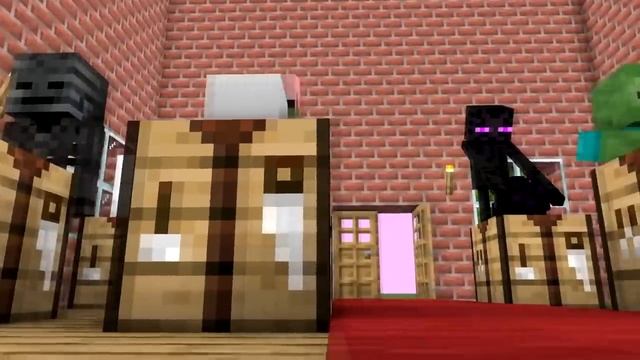 Monster School : NEW STUDENT LOVE STORY CHALLENGE - Minecraft Animation смотреть онлайн