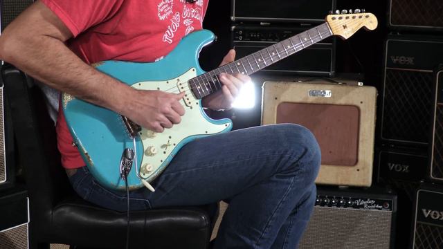 Fender Custom Shop Dealer Select Wildwood "10" 1961 Stratocaster Heavy Relic • SN: R82432 смотреть онлайн