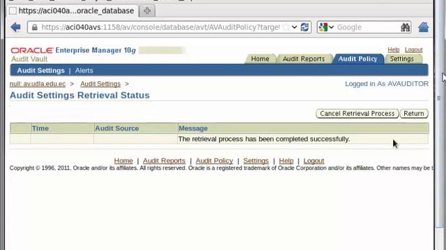 Oracle Audit Vault. OAV (Cuarta Parte) смотреть онлайн