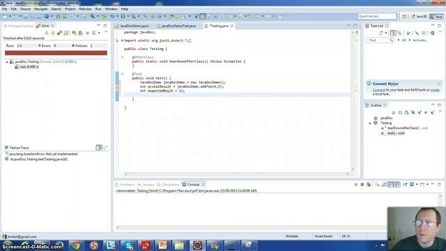 JUnit testing in Eclipse PR798 смотреть онлайн
