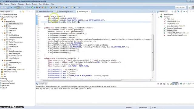 3D Rotating Cube in Java смотреть онлайн