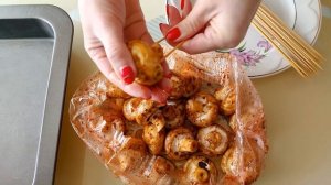 Шампиньоны в Духовке На Шпажках! Шашлык Из Грибов!