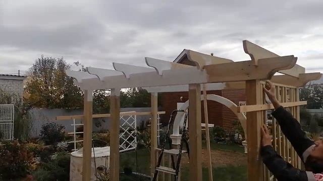 Пергола-беседка для розы смотреть онлайн