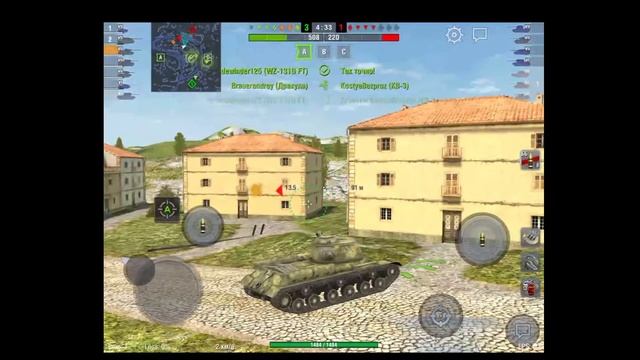 WoT Blitz\ Учусь заново играть \ Играю на Ipad смотреть онлайн
