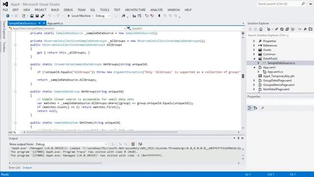 Лекция 8: XAML/C#: запуск, отладка и симулятор смотреть онлайн