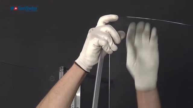 Монтаж душевого уголка SanSwiss SWING Line SLR смотреть онлайн