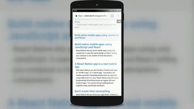 ReactNative REST API client demo смотреть онлайн