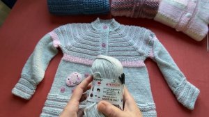 Кардиган для девочки 6-ти лет, рост 130 см. Заключительное видео