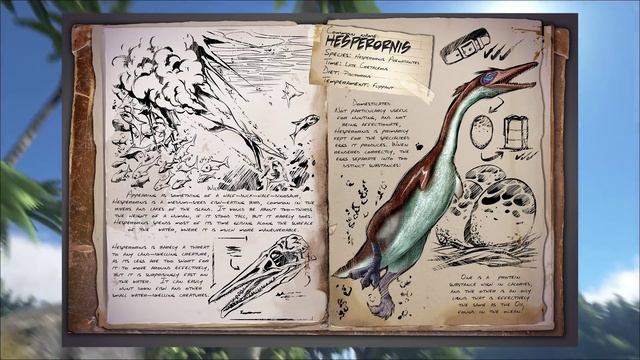 ? ARK Survival Evolved Dino Dossier - Hesperornis