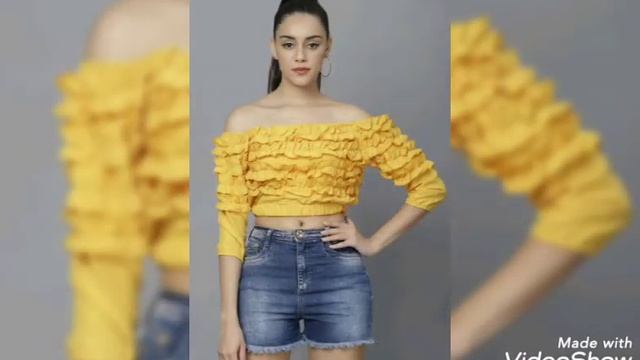 Meesho Stylish Net Top /meesho  Top Haul /250 / Meesho Latest Ruffle Top Haul