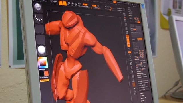 Техники моделирования HSS в zBrush. смотреть онлайн