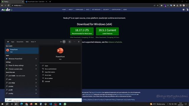 #1 Node.js - Install ենք անում Node-ի LTS տարբերակը || Sami Hayrapetyan смотреть онлайн
