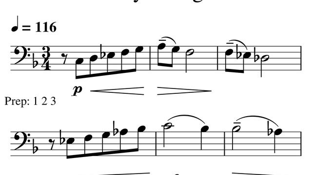 Broken Dream Solo MM19 24 Play Along with Piano Tempo 116 смотреть онлайн